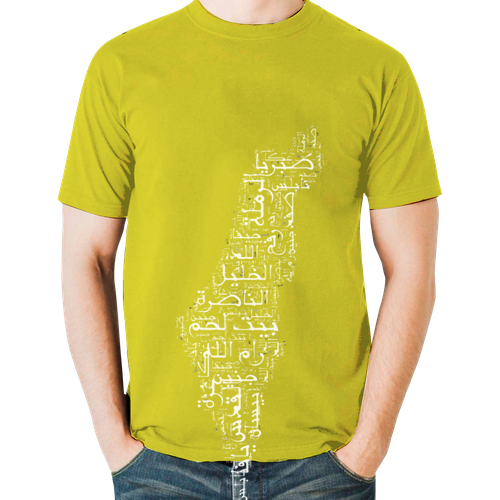 palestine sweater palestinian cities map shirt men